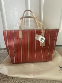 Brand New Coach Medium Tote Bag Pink Like Style 23108 Authentic