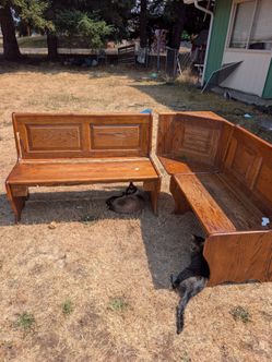 Kitchen table and bench