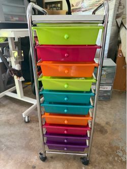Teacher or kids organizer rolling drawer