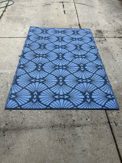 Vinyl Outdoor Rug