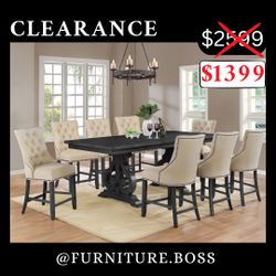 Dining Table Set - Table & Chairs - 