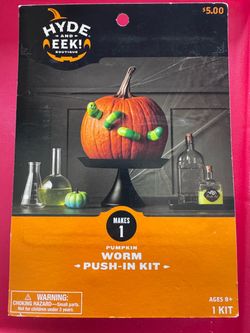 New caterpillar decoration for pumpkin