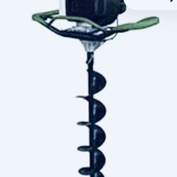 Gas Post Hole Digger Auger 43cc w/ 8” Bit – Runs Strong