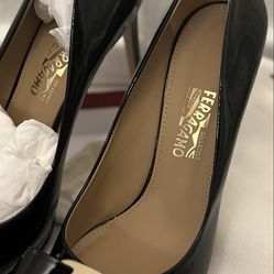 Salvatore Ferragamo Osimo Platform Patent Heels 🩷BRAND NEW, NEVER WORN🩷