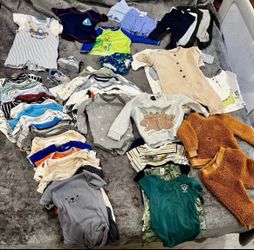 Baby Boy Clothing Bundle (6–9 Months) – 58+ Pieces + Nike Shoes!