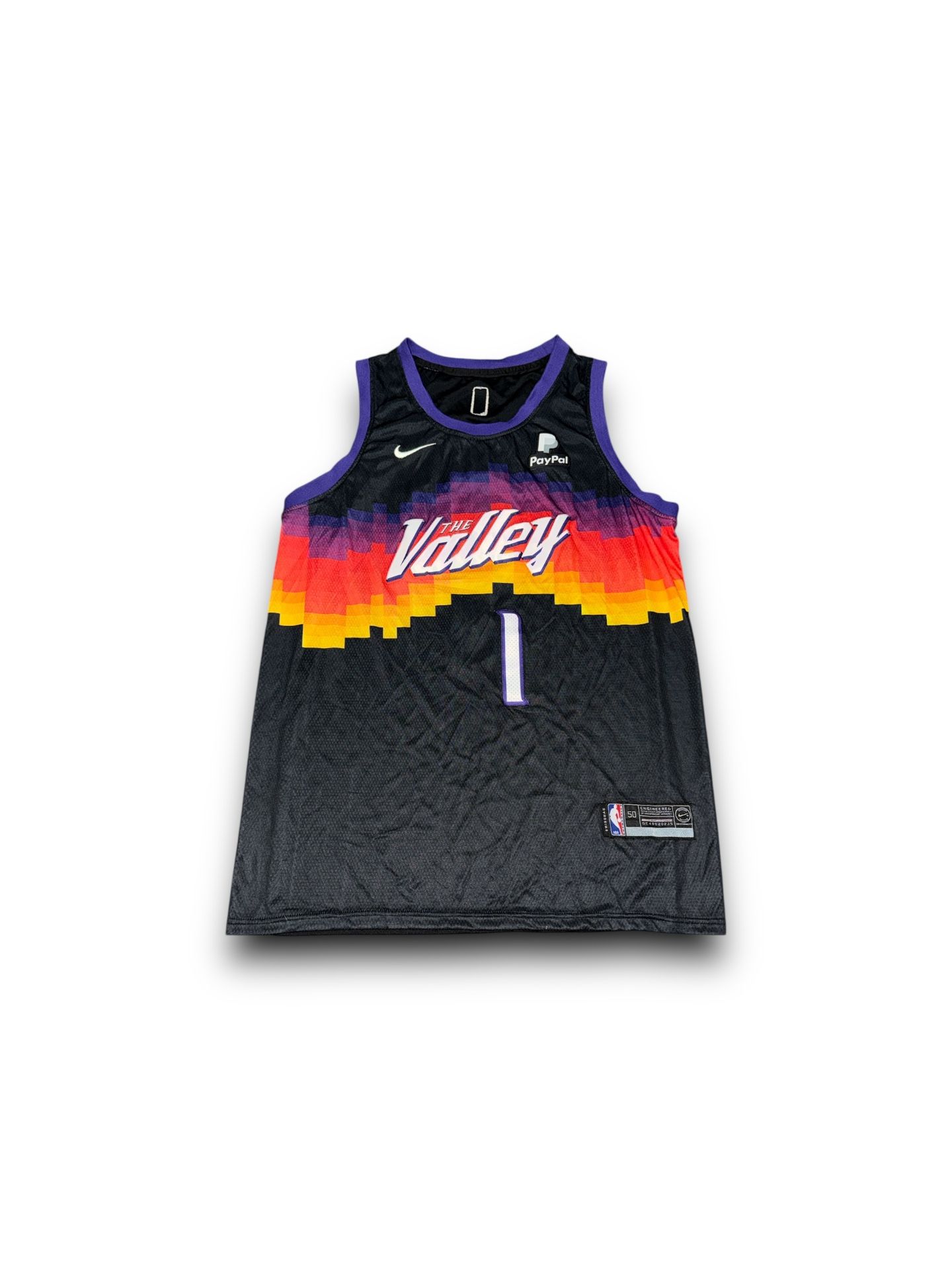 Phoenix Suns Devin Booker The Valley NBA city edition Nike jersey XL 