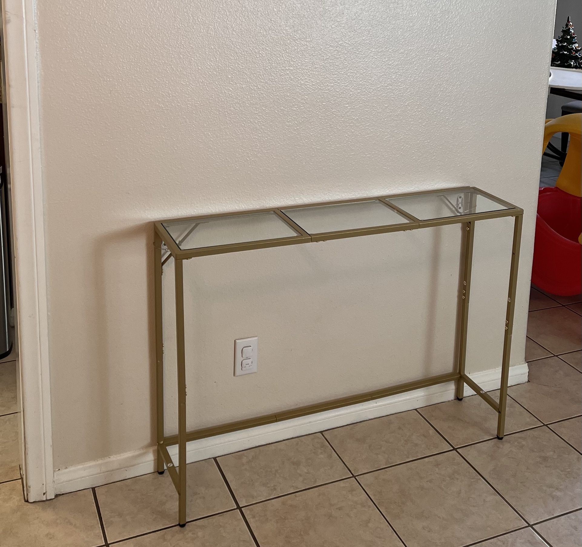 Gold Console Table 
