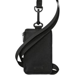 Victoria's Secret Pink Wallet ID Case Holder Lanyard (Black)