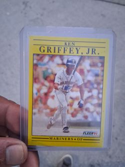 Rare Ken Griffey Jr "batting around 300"