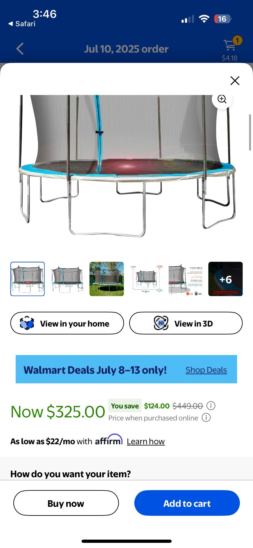 Bounce Pro 14ft Trampoline with Flash Lite Zone WILL TRAFDE