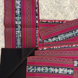Andean Peruvian Set of 6 placemats and runner set