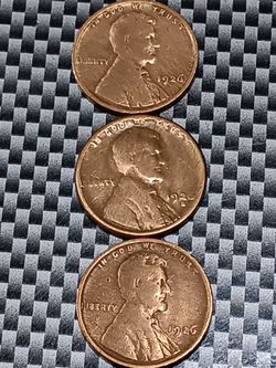 This (3) DDDIE Lincoln Memorial Penny (1926) DDDIE