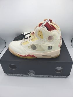 Jordan 5 off white