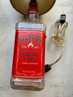 Vintage jack Daniels Tennessee fire lamp