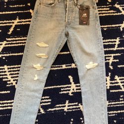 Levi's 501 Skinny Premium Jeans sz 26X28 NWT