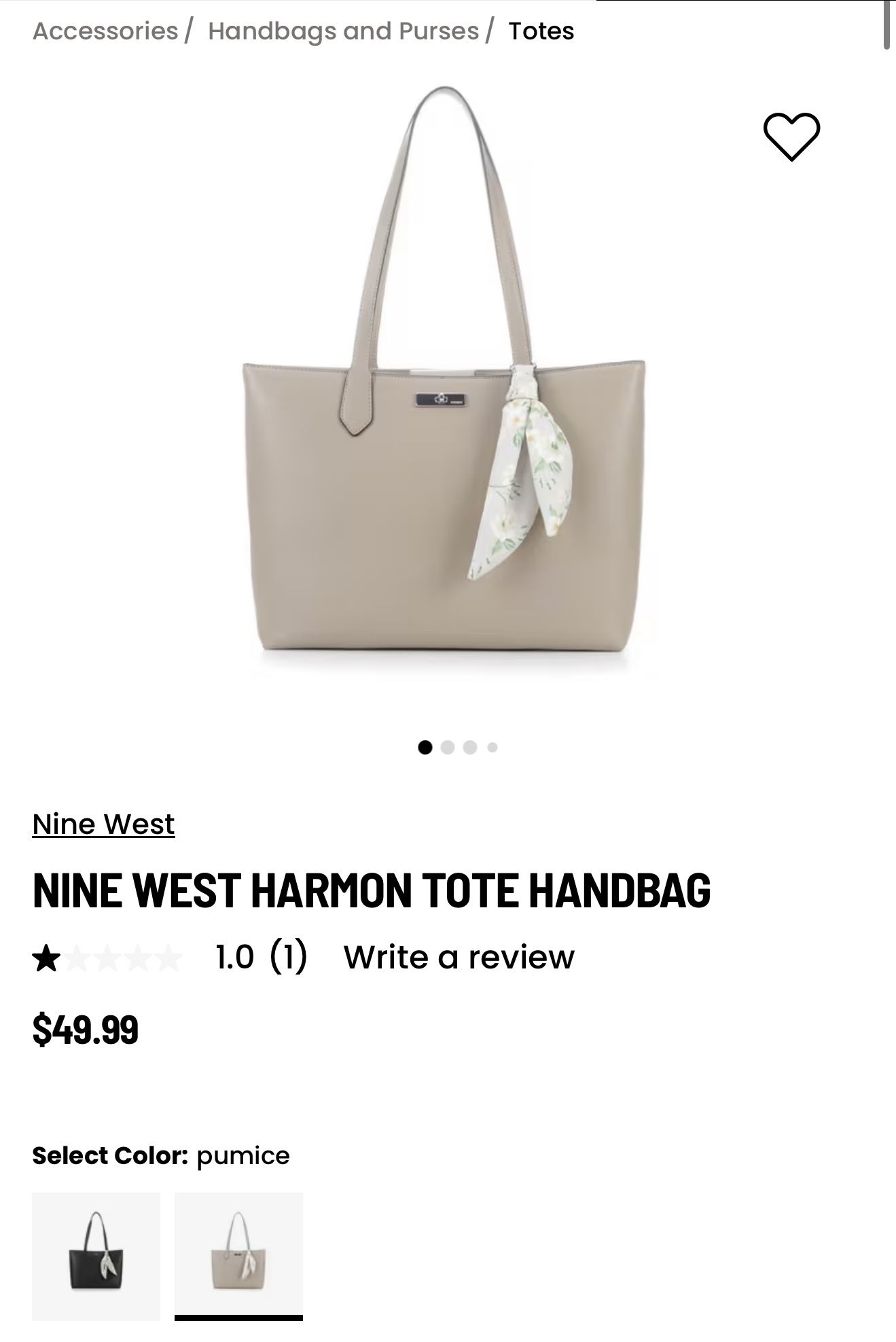 Nine West Harmon Tote Bag