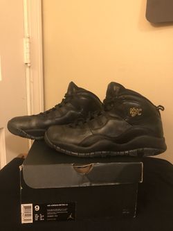 Jordan 10 NY city pack size 9 og box