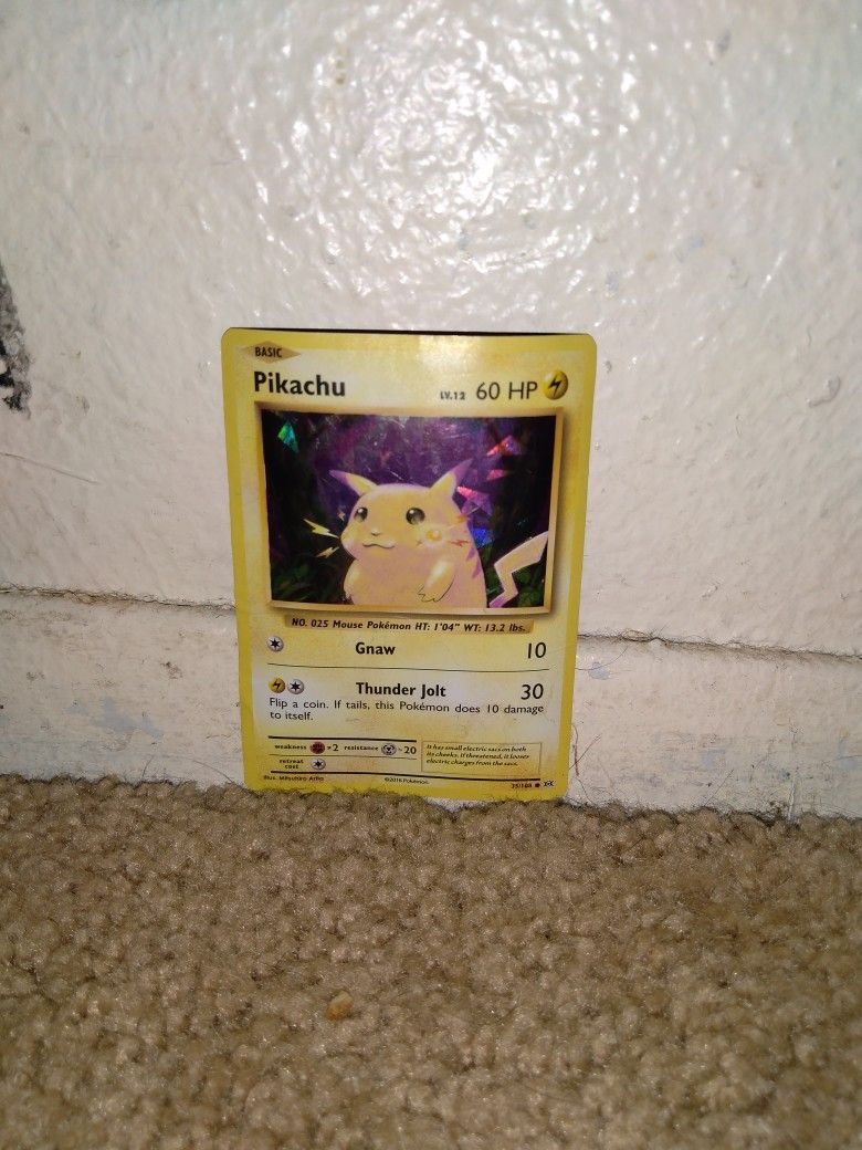 Rare Old Pikachu Card - www.stlouis.ac.tz