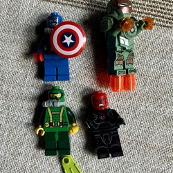 Marvel/ Superhero Lego Mini figures From Retired Set  76048