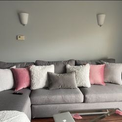 Gray Sectional Couch With Chaise