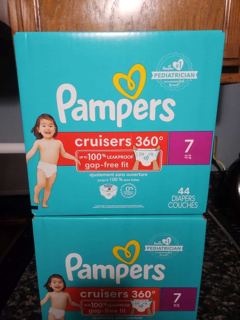 Pampers Cruisers Size 7 $22 EACH 