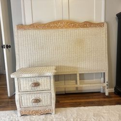 Queen Wicker Bedroom Furniture 