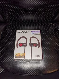 Sensor wireless waterproof headphones