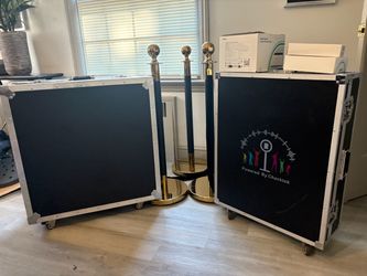 Photo booths with flight cases