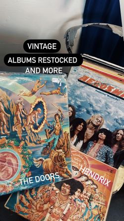 Vintage Vinyl Albums Aerosmith The Doors And More Antiques