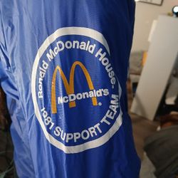 1981 Vintage Dodger McDonald's Waterproof Jacket 
