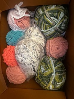 9 bundles of yarn
