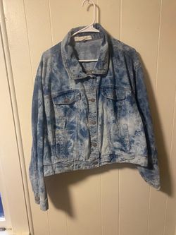 Acid Wash Denim Jean Jacket