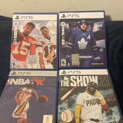 Ps5 & Ps4 Sports Games 
