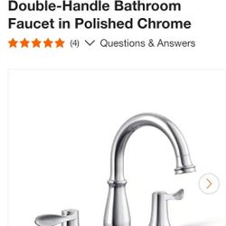 Bellera 8 in. Widespread Double-Handle Bathroom Faucet in Polished Chrome
Questions & Answers 