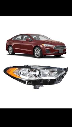 Front Right Headlight Assembly Replacement for Fusion Passenger Side DRL