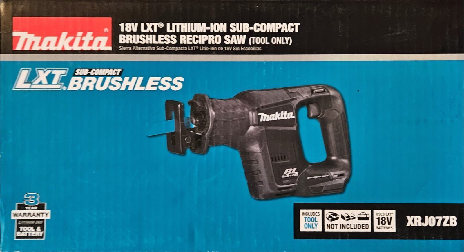 Makita 18V LXT Sub-Compact Lithium-Ion Brushless Cordless Variable Speed Reciprocating Saw (Tool-Only)

