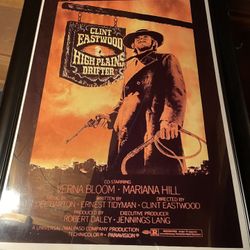 Clint Eastwood Movie Posters In Frames 