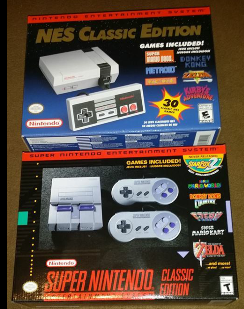 870 Games NES Classic Mini or 280 GAMES SNES Classic $250 Each
