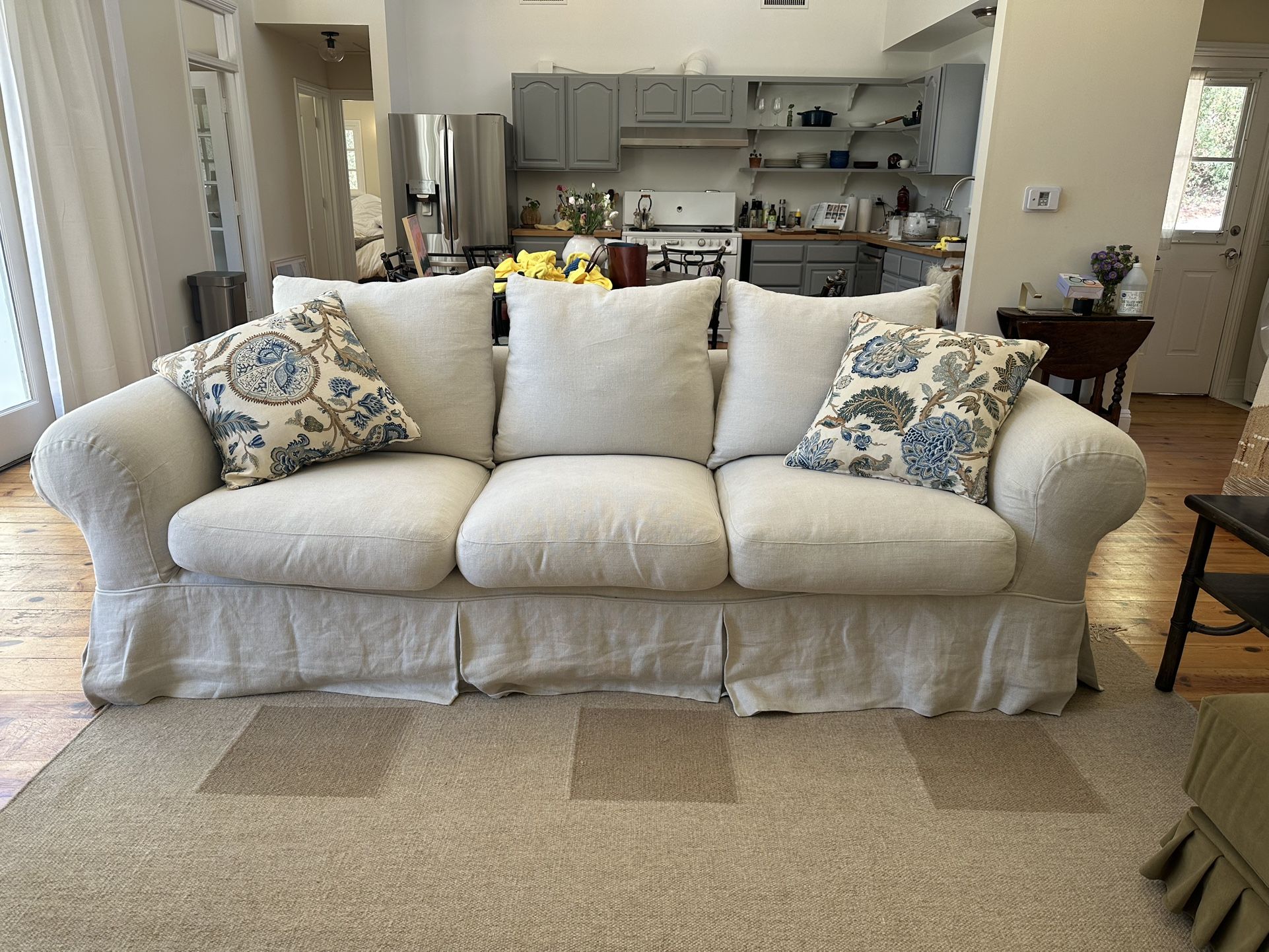 Gorgeous Custom Slipcovered KREISS Sofa