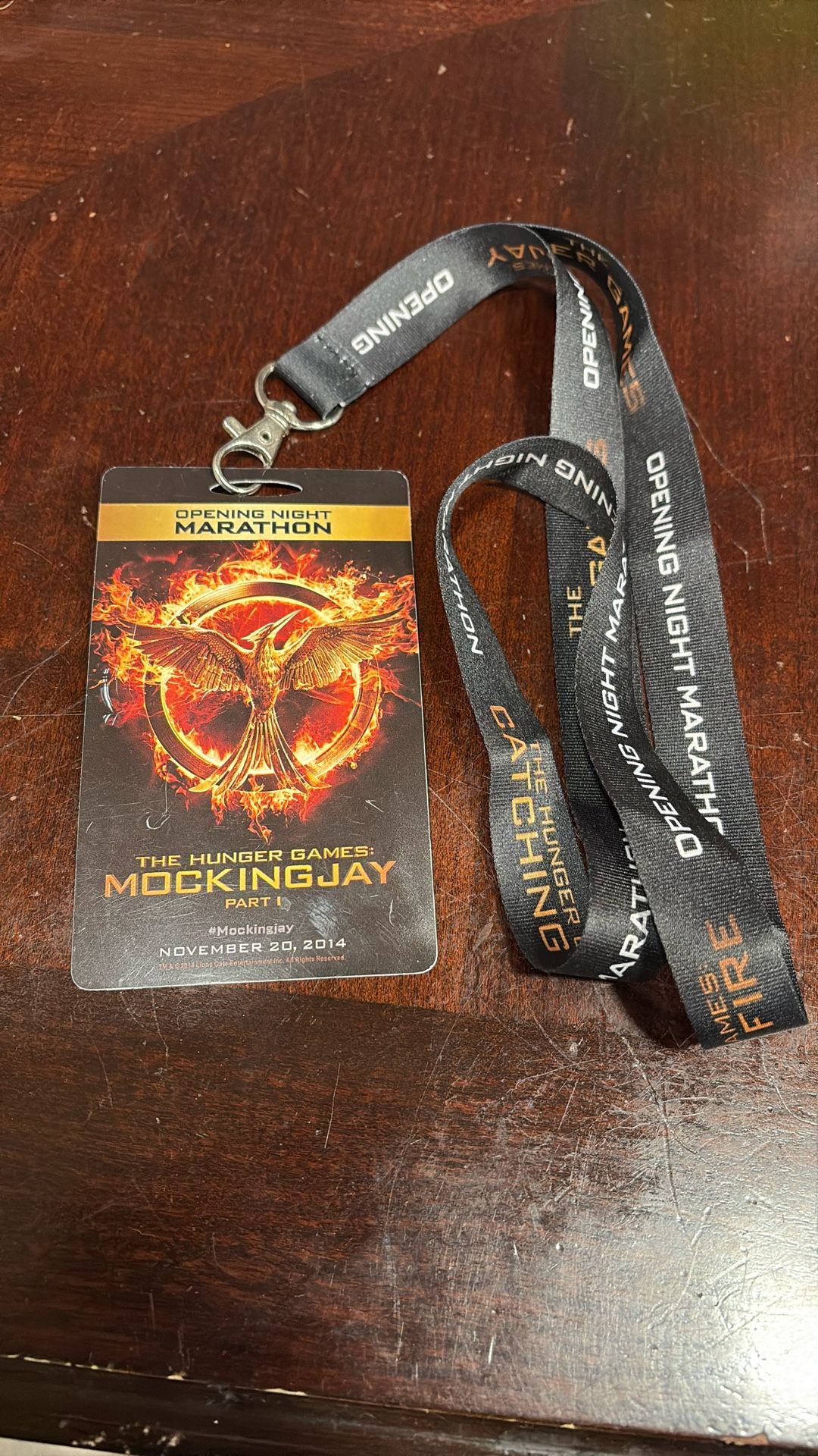 Hunger Games Opening Night Pass 2014