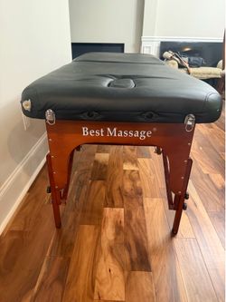Best Massage table (needs repair – cracked plywood at the headrest area)