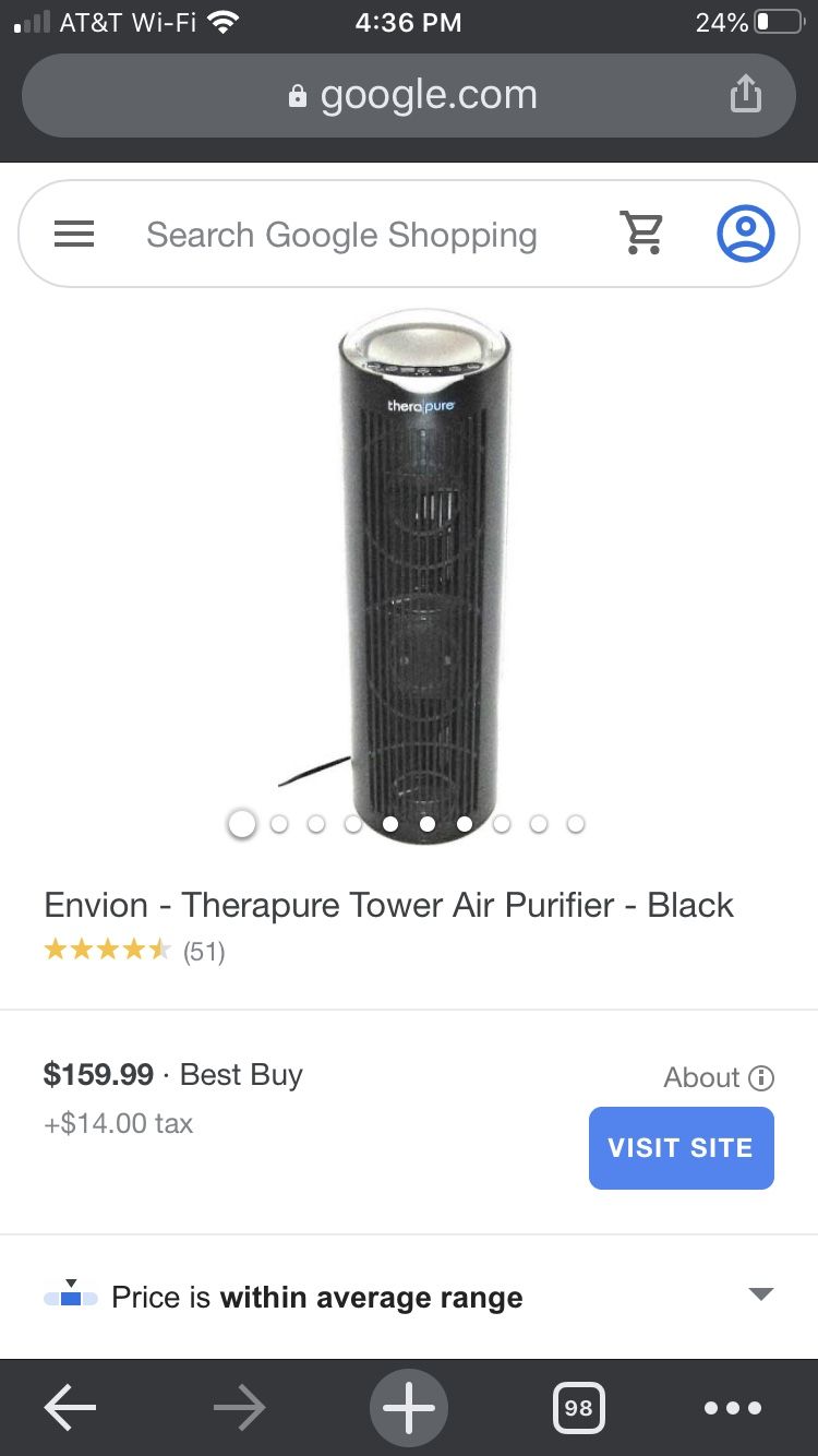 Therapure Air Purifier ⭐️⭐️⭐️