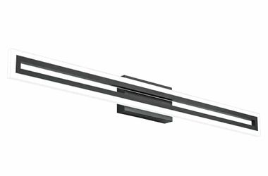 3945: New 40" Vanity Light Bathroom Light Fixtures Over Mirror Bathroom Vanity Light Fixtures Black Modern Light Fixture 6000K