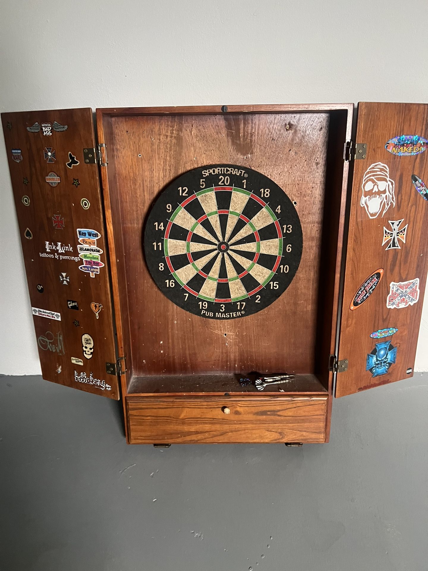 Dart Board & Corn Hole Boards