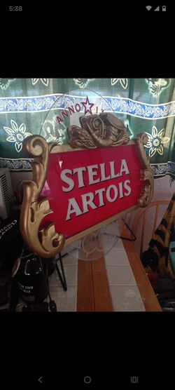 Stella Artois Decorative Bar Sign