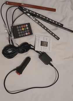 : Car Interior LED Strip Lights - Multicolor RGB