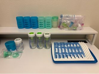 Glass Baby Bottle Lot