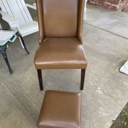 Chair And Foot Stool 