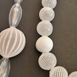 Glass Bead Necklaces From Murano Italy
