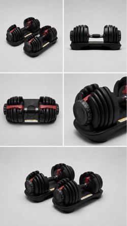 Adjustable dumbbell set